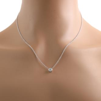 0.70ct Diamond Solitaire Pendant GIA G
