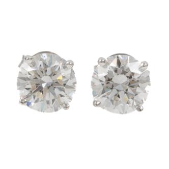 2.01ct Diamond Studs GIA D E SI1