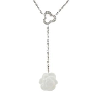 Chanel Camelia Chalcedony Necklace