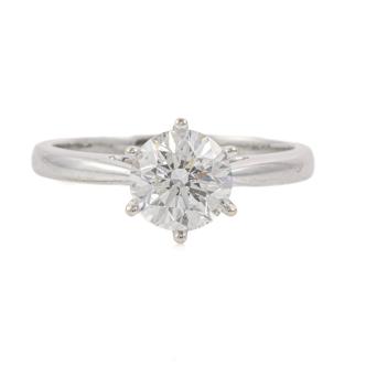 1.34ct Diamond Solitaire Ring GIA D P1