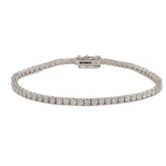 3.96ct Diamond Tennis Bracelet