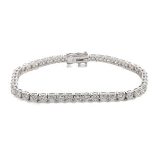 8.17ct Diamond Tennis Bracelet