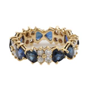 2.50ct Sapphire and Diamond Ring