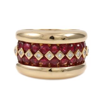 1.60ct Ruby & Diamond Ring