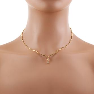 0.07ct Diamond Gold Necklace