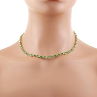 23.00ct Garnet & Diamond Necklace