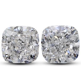 2.02ct Loose Pair of Diamonds GIA D VVS