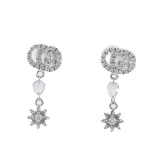 Gucci Diamond Flora GG Drop Earrings