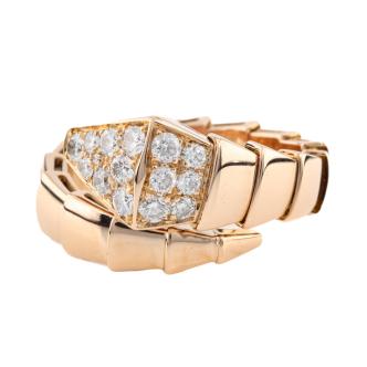 Bvlgari Serpenti Viper Diamond Ring*